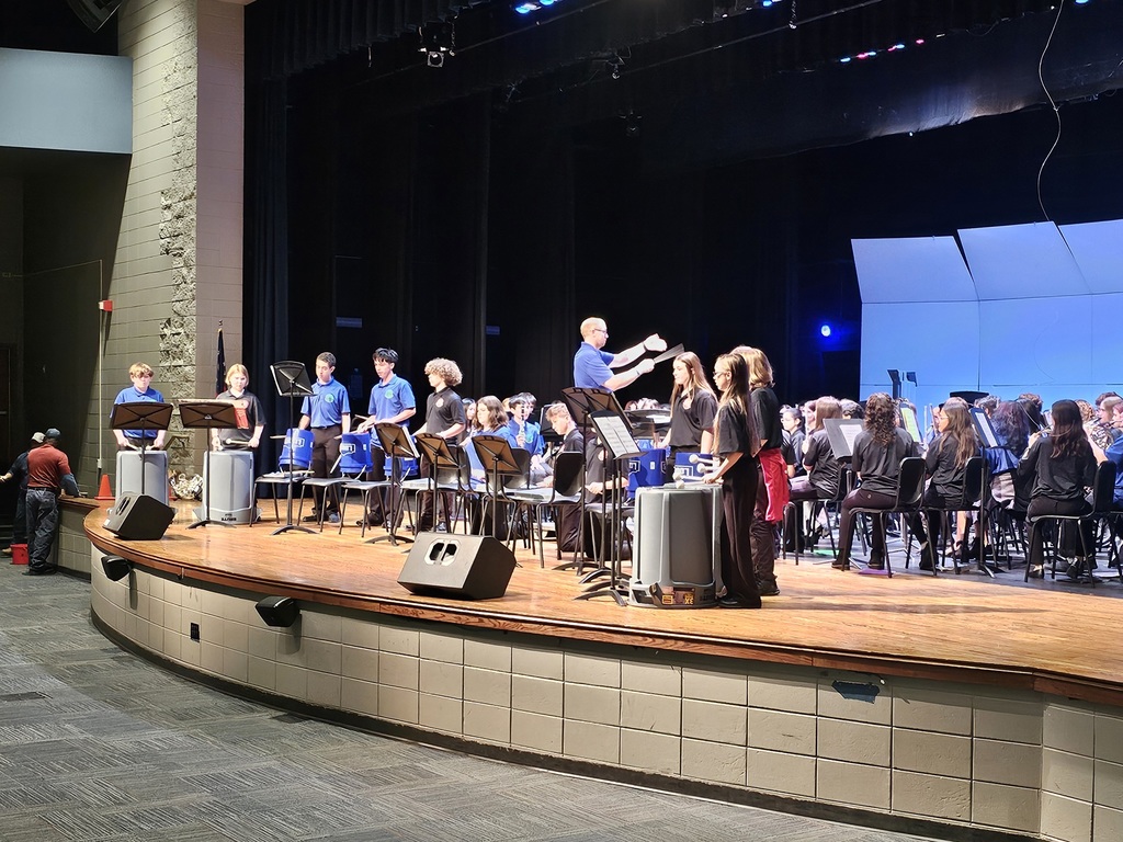 students heard the CMS band play 