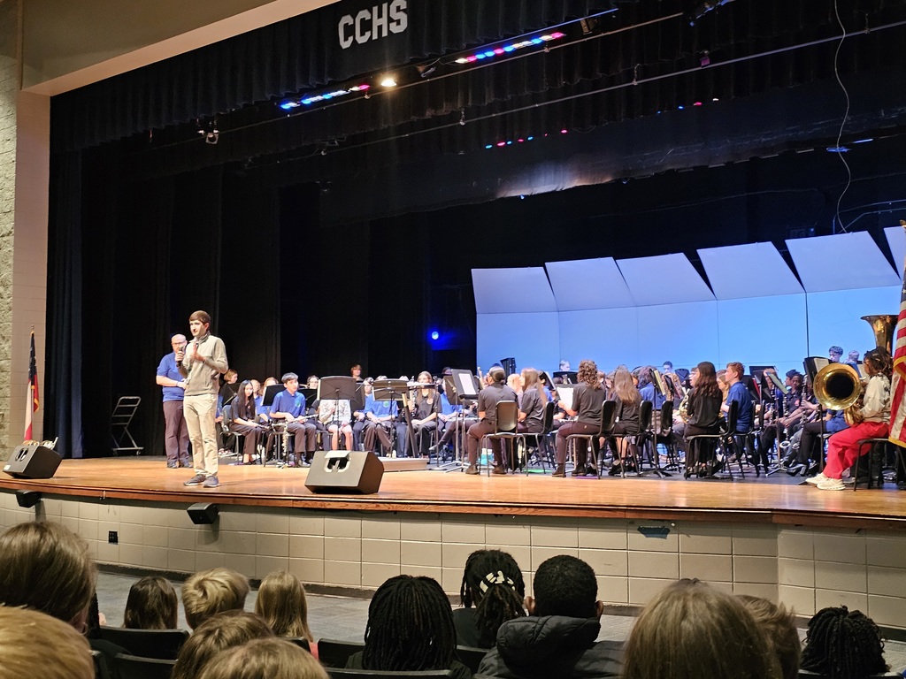 students heard the CMS band play 