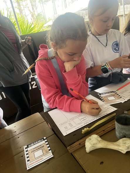 students doing activities