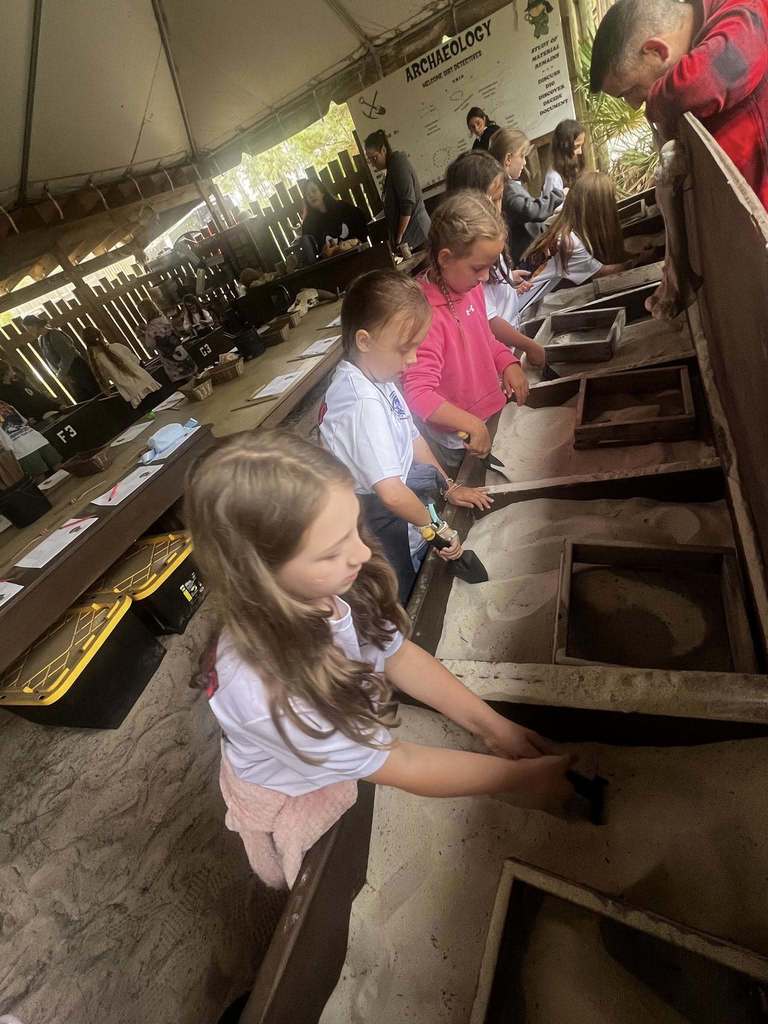 students doing activities