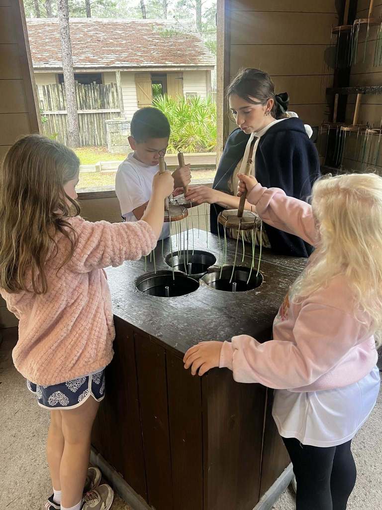 students doing activities