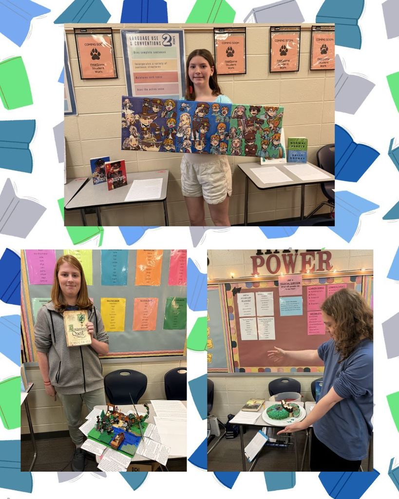 8th Grade Students presenting passion projects