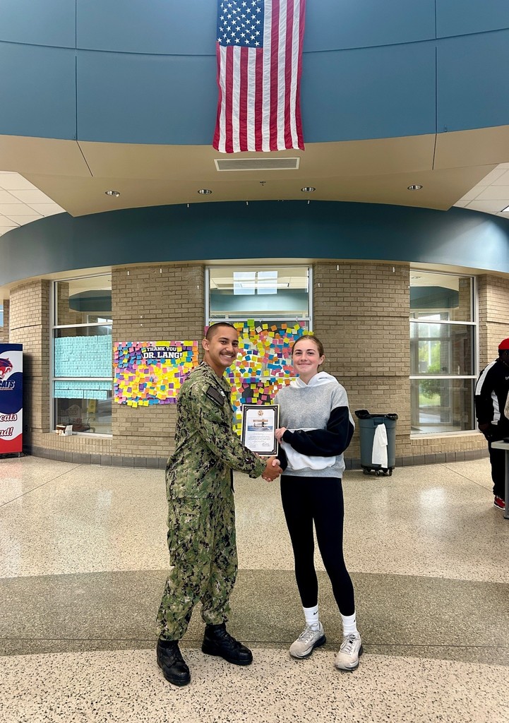 6th grade student that won the Wyoming Cowboy-Up Kindness Award.