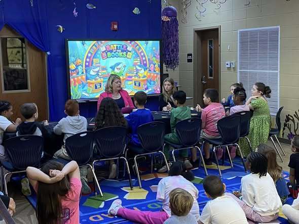 students participating in activity