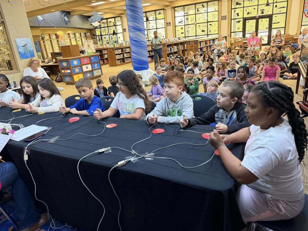 students participating in activity