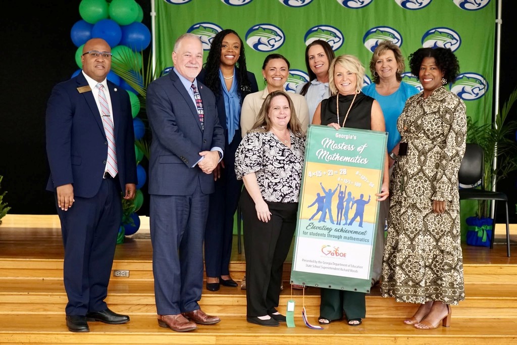 Picture of Masters of Mathematics award presentation