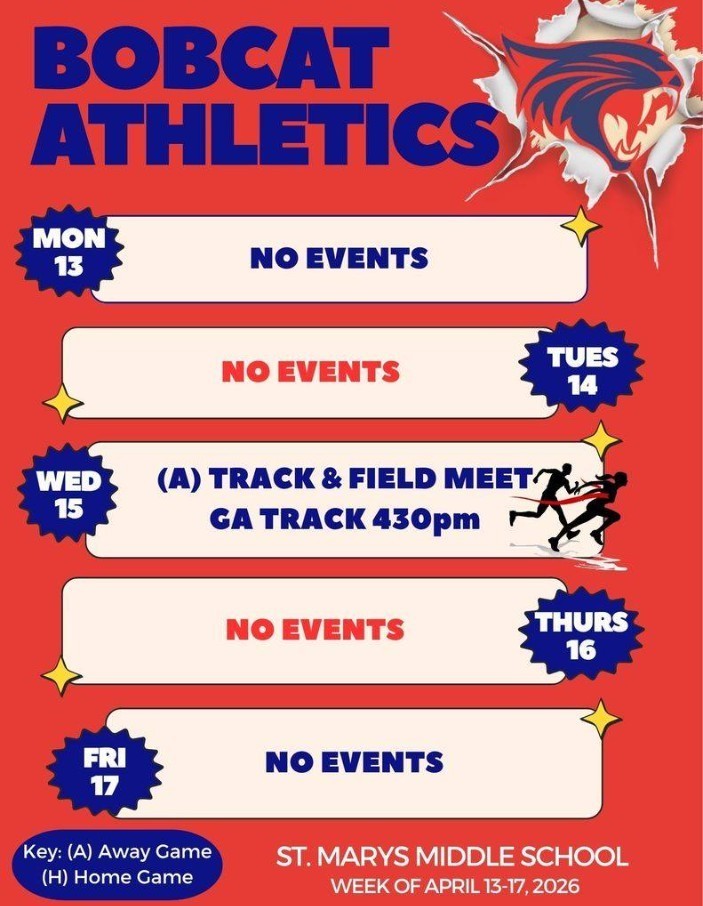 SMMS Athletic Schedule