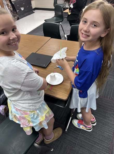 Students working on assignment