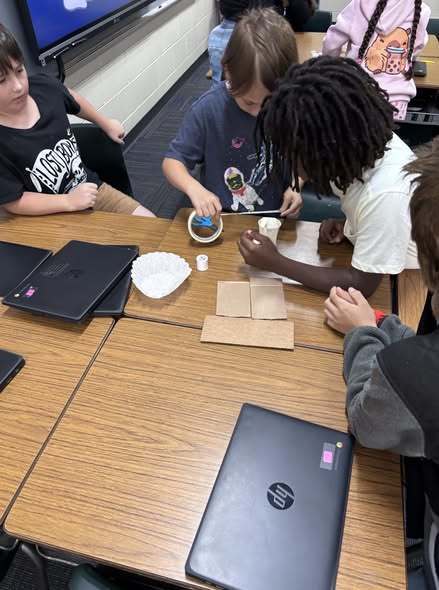 Students working on assignment