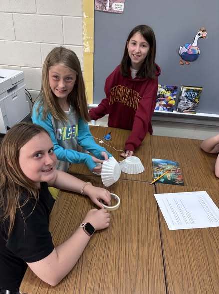 Students working on assignment