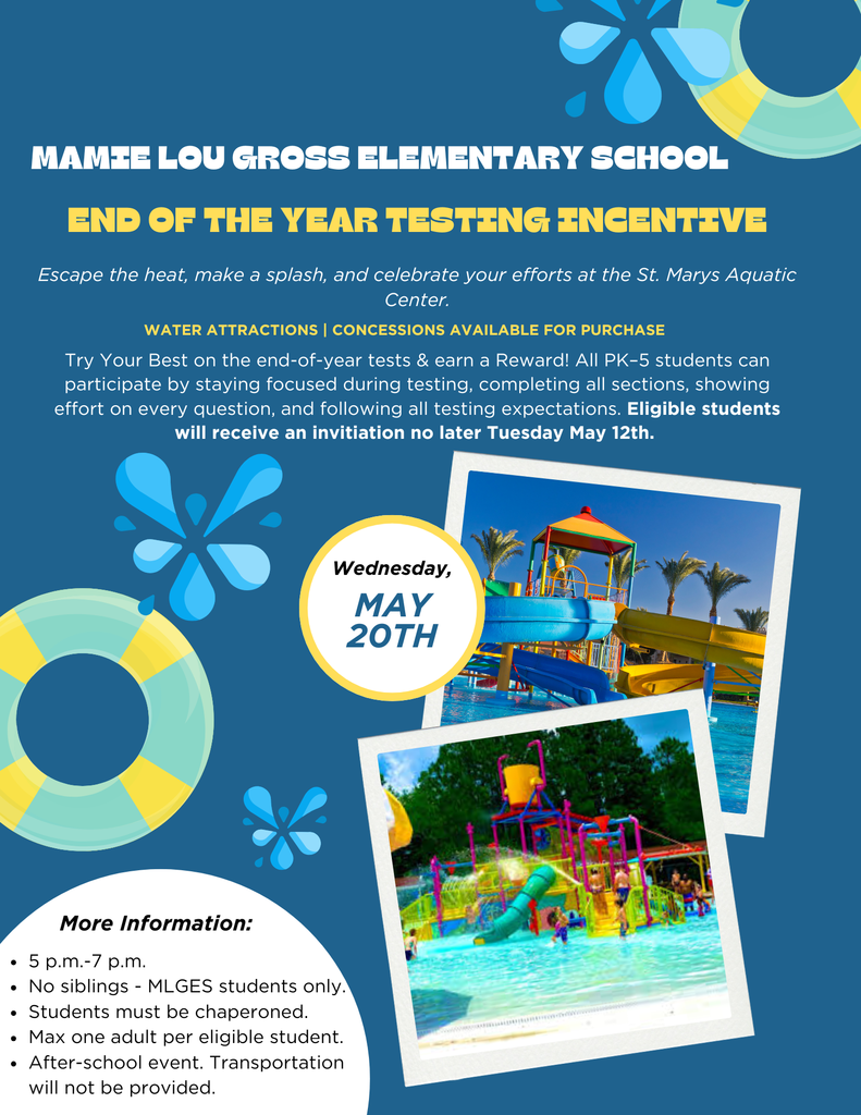 End of year testing incentive