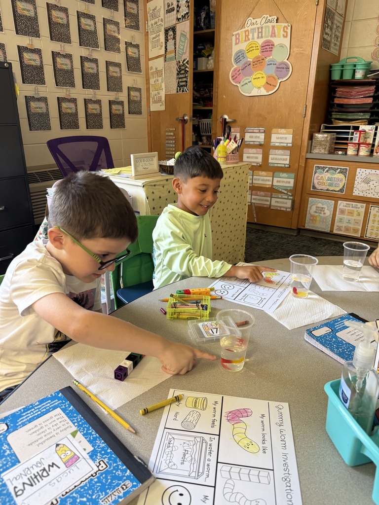 students doing experiment