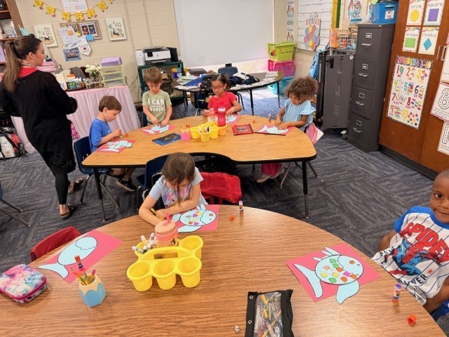 Students working on assignment