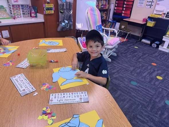 Students working on assignment