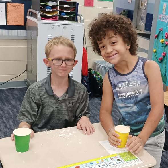 students doing assignment