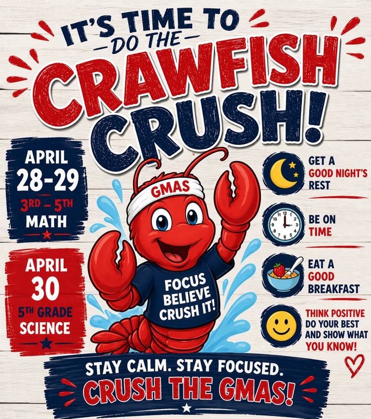 EOG April 28-30 3rd-5th grades 