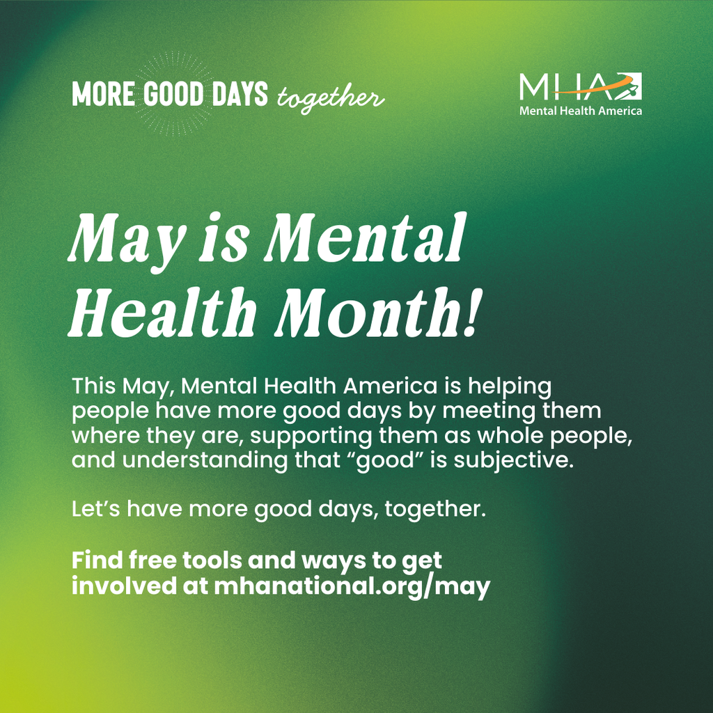 mental health month graphic