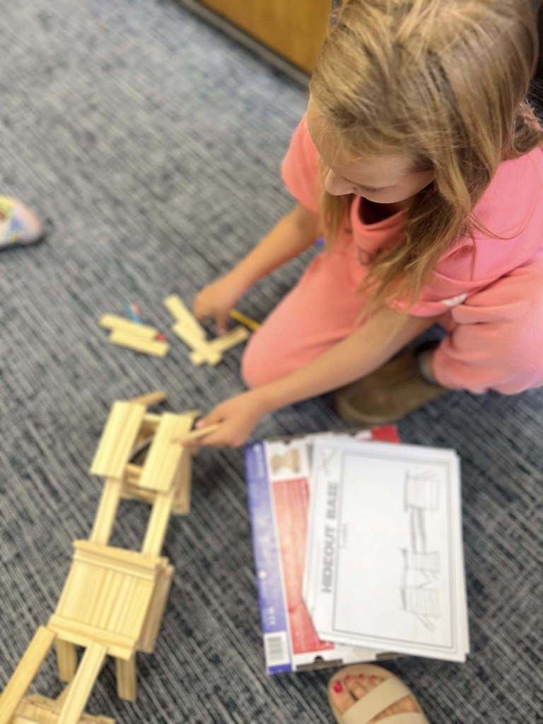 students doing project