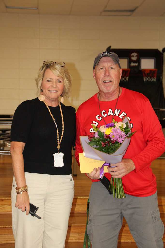 Coach Grimesey and Dr. Roberts