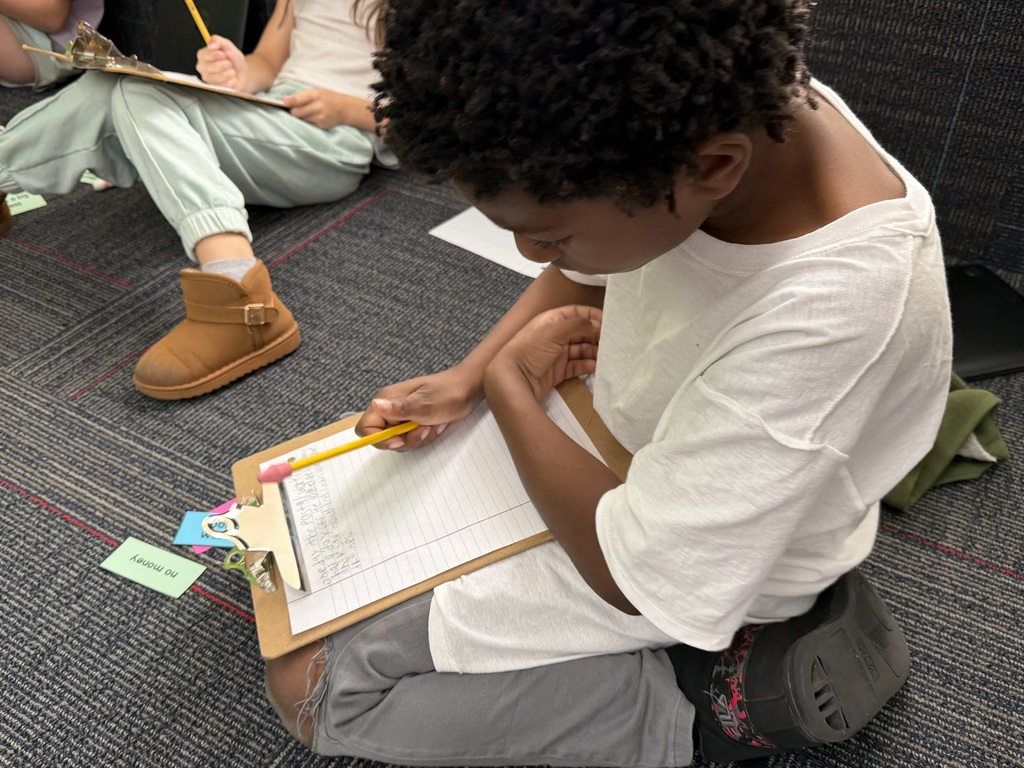students in 2nd grade worked on storytelling skills