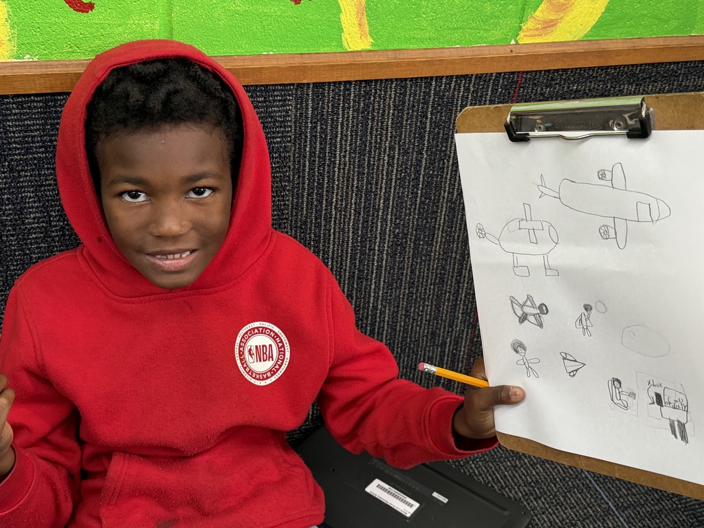 students in 2nd grade worked on storytelling skills