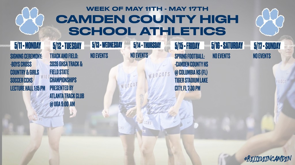 CCHS Athletics Schedule