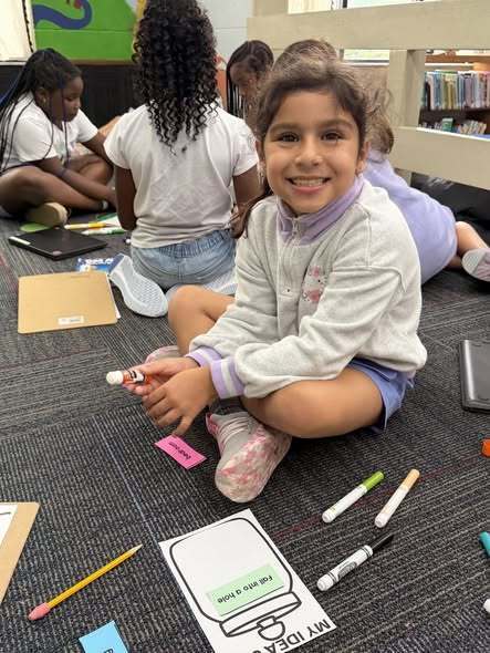 students working on assignment