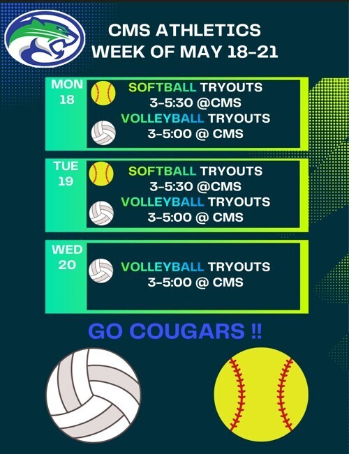 CMS Athletic Schedule