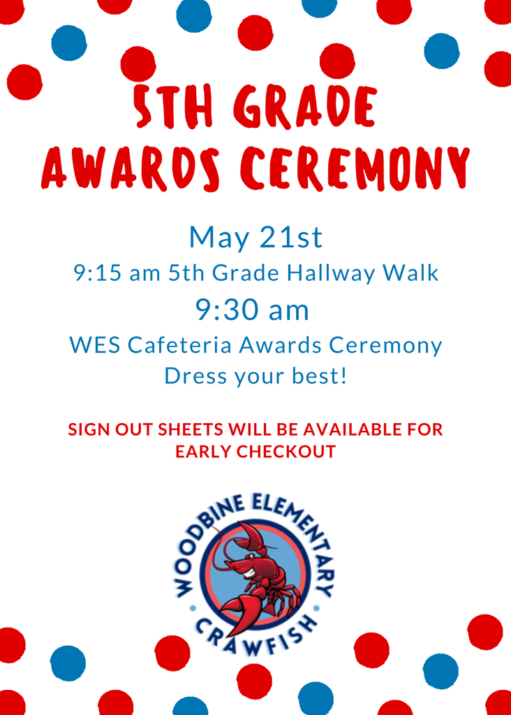 5th grade awards ceremony