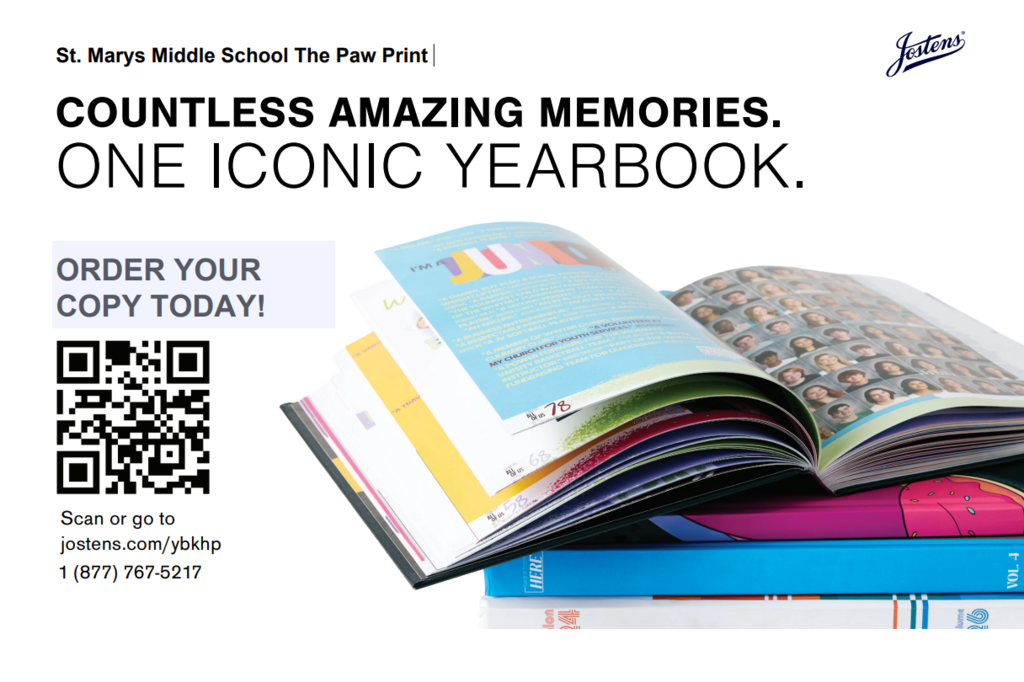 Yearbook flyer- last 20 on sale now in the rotunda.