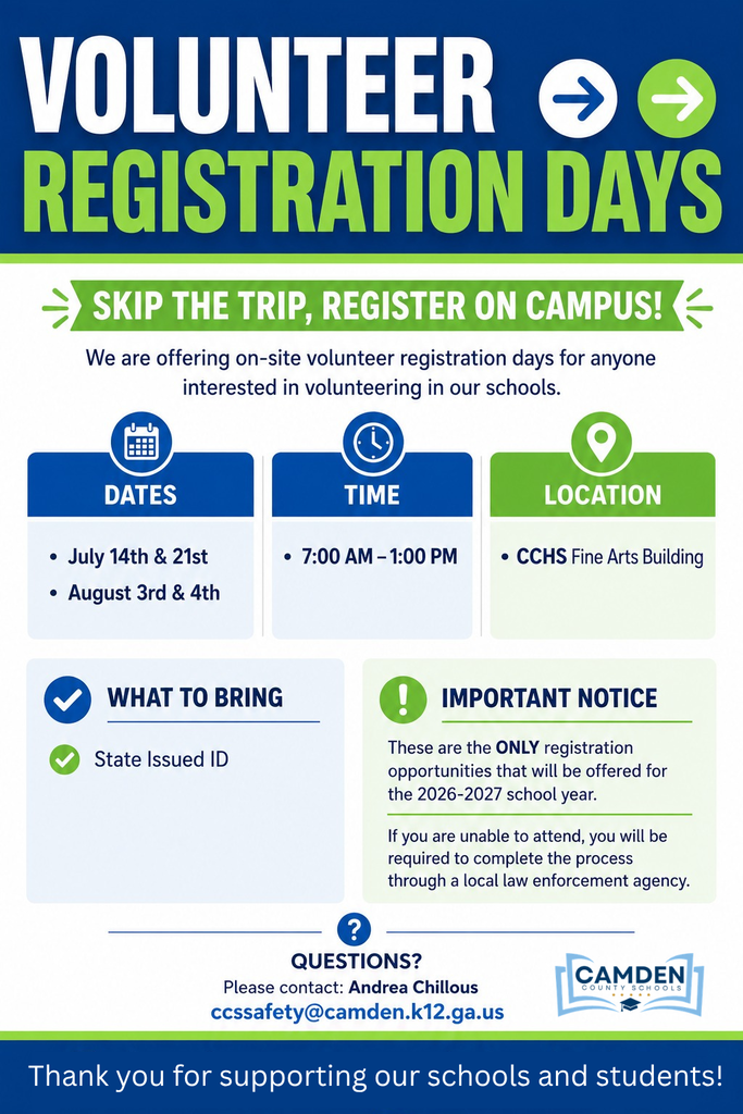 volunteer registration days