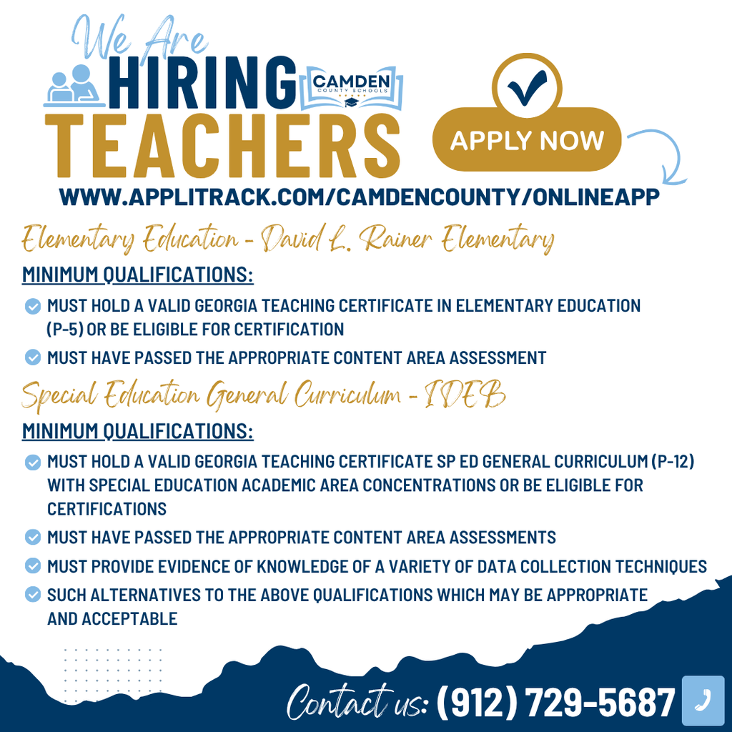 We are hiring