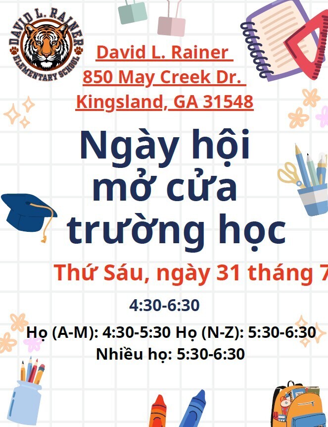 Open House Flyer - Vietnamese