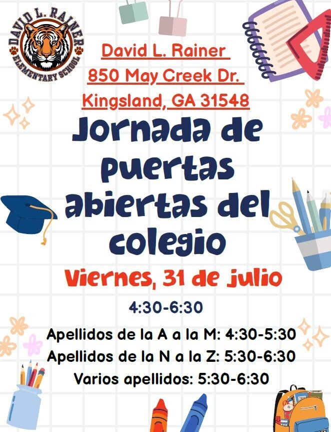 Open House Flyer - Spanish