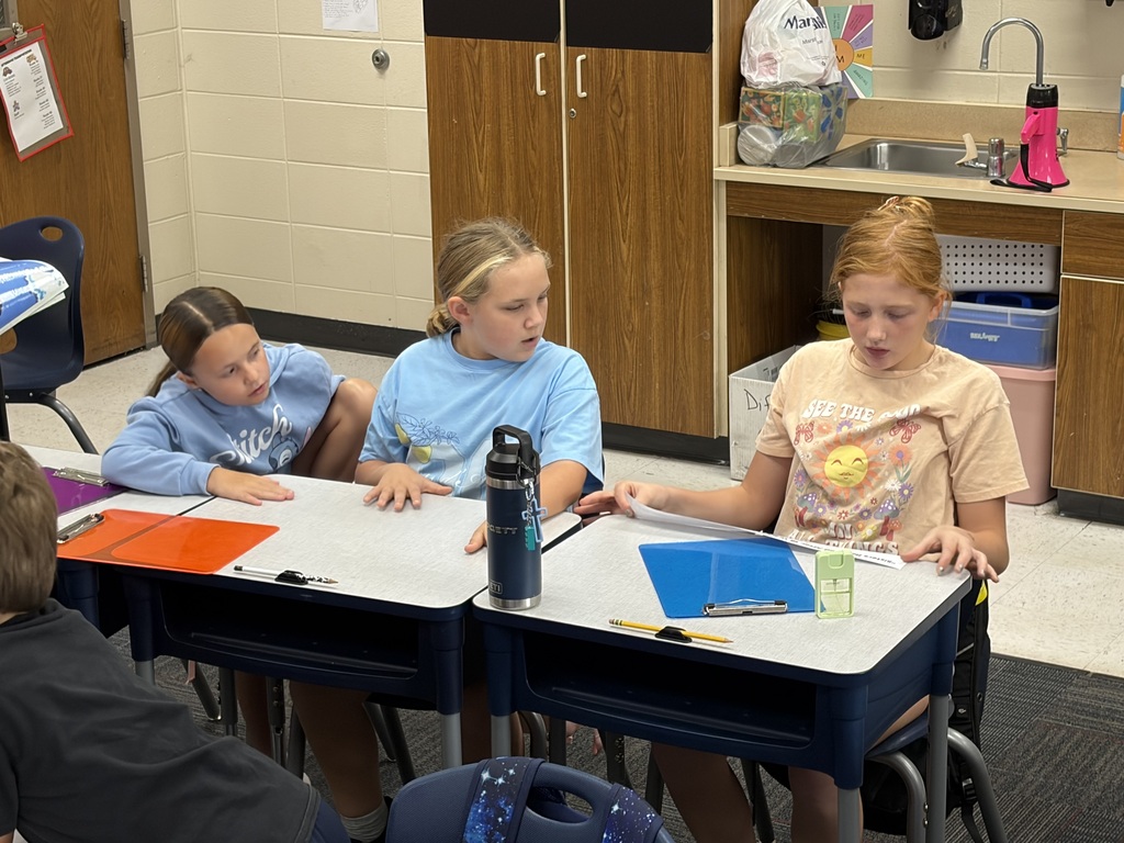 5th Grade Students in class
