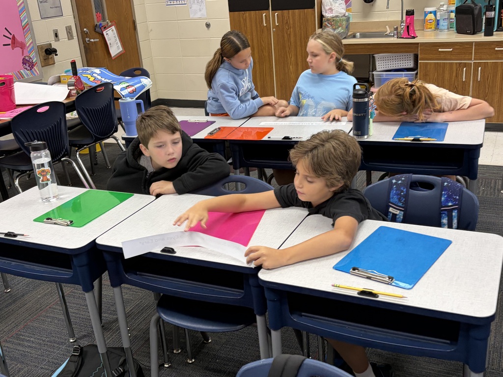 5th Grade Students in class