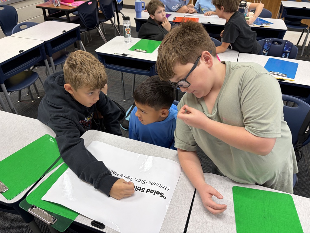 5th Grade Students in class