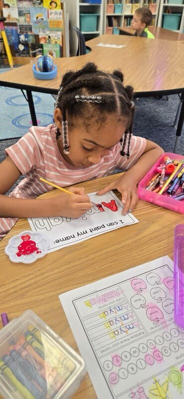 Our Kindergarten Eagles spent the week mastering their names through hands-on fun while spotting classmates' names and making new friends along the way!