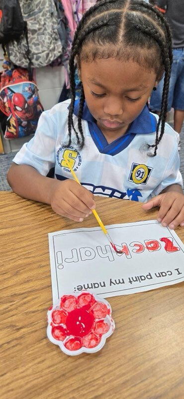 Our Kindergarten Eagles spent the week mastering their names through hands-on fun while spotting classmates' names and making new friends along the way!