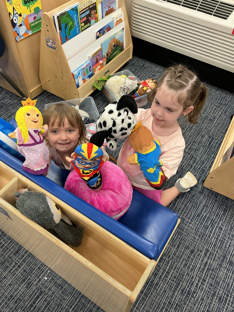 While it looks like simple fun, building with blocks and playing pretend help our students master math, build vocabulary, and learn to cooperate with friends.