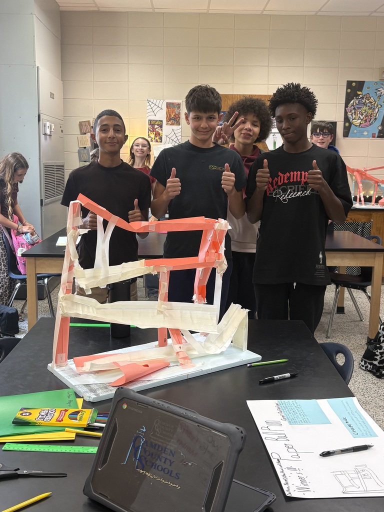 8th grade paper ball run creations.
