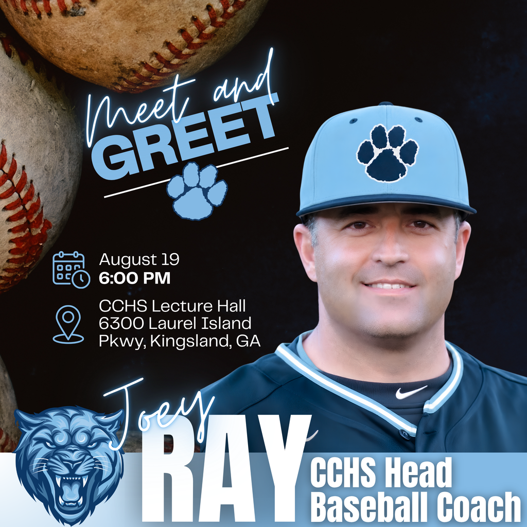 🏈 Meet Coach Jon Lindsey! Join us for a special meet and greet with Camden County High School’s new Head Football Coach! 📅 Monday, December 1 🕕 6:00 PM 📍 CCHS Auditorium #BElieveinCAMDEN #WeAreCamden #CamdenAthletics