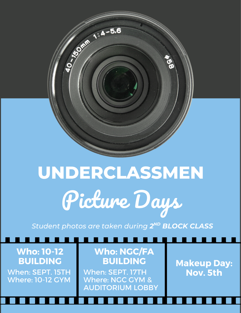 underclass picture day info