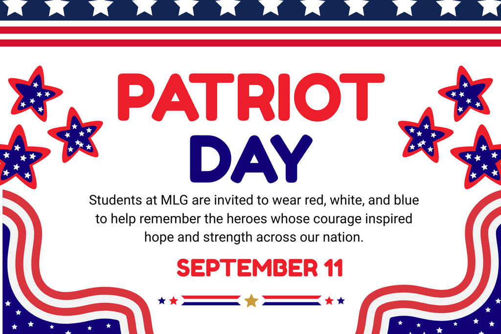Wear red, white, and blue on September 11