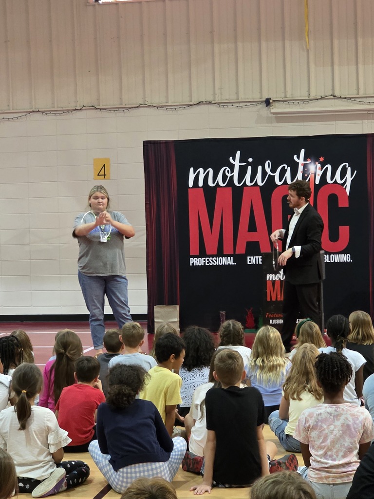 Magic, fun, and major life lessons at today’s Motivating Magic assembly—teaching our students to stay teachable, focus, never quit, and reach out with kindness!