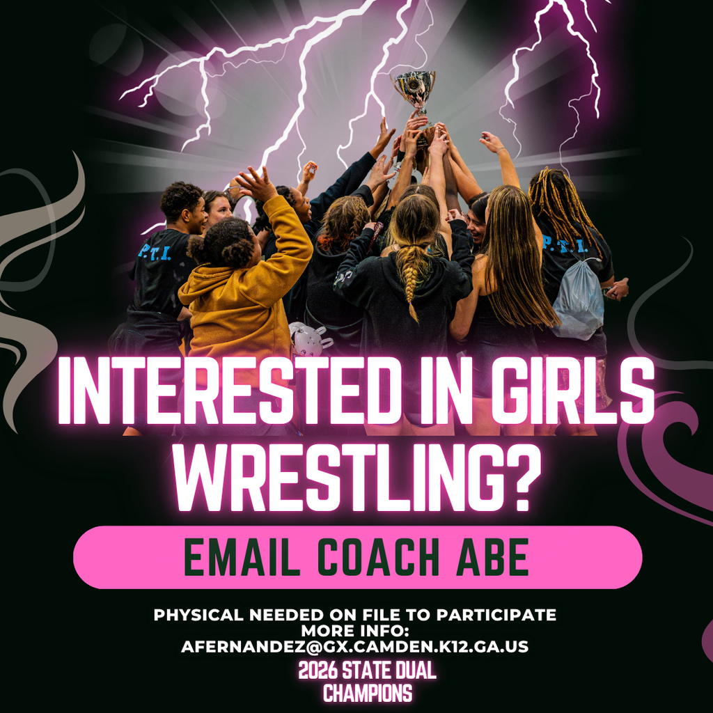 Girls Wrestling- if interested email Coach Abe.