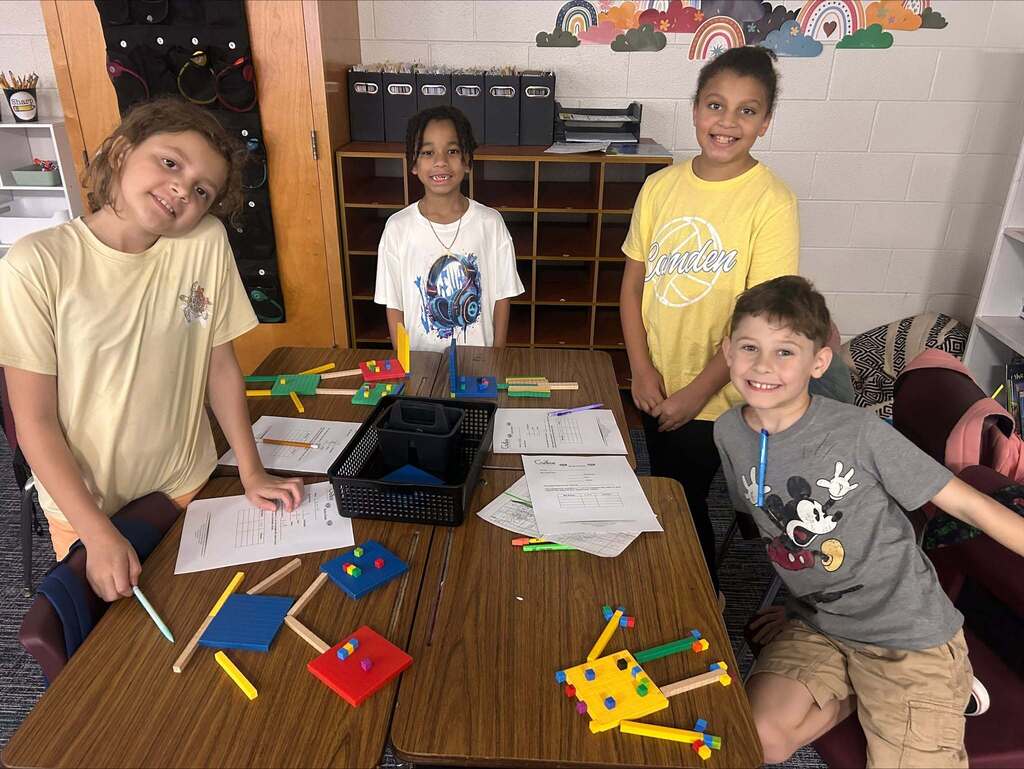 ⚡ Who says math can't be hands-on? Mrs. Rumph's class at David L. Rainer Elementary turned abstract math into real-world engineering with their Base Ten Robots project! Projects like this showcase the power of innovative, hands-on learning in our classrooms.🌟 #BElieveinCAMDEN #WeAreCamden