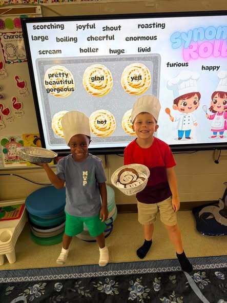 Learning has never tasted so sweet! 🥐✨ The first grade classrooms at St. Marys Elemntary School are finding creative ways to make foundational skills stick. Today, students mastered vocabulary using "Synonym Buns"—a clever play on words that teaches similar meanings while bringing joy to the classroom. We love seeing our teachers turning everyday lessons into memorable experiences! 🍎✨ #BElieveinCAMDEN #WeAreCamden