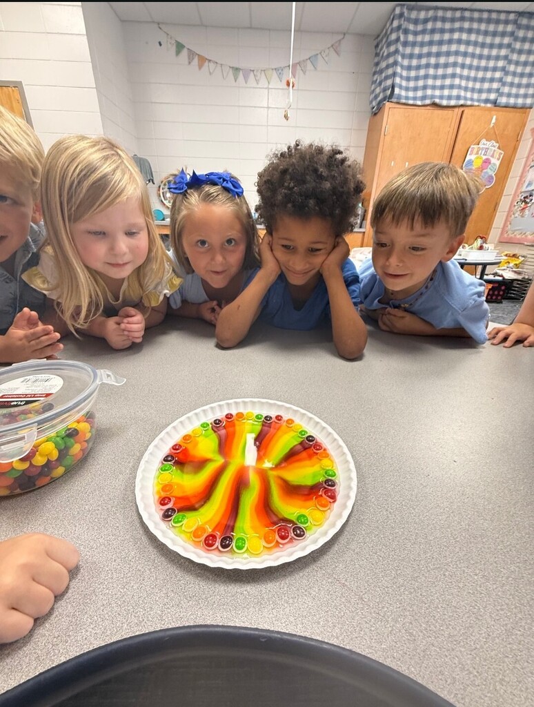 Kindergarteners explored the vibrant world of color this week through hands-on activities, themed projects, and exciting science experiments.