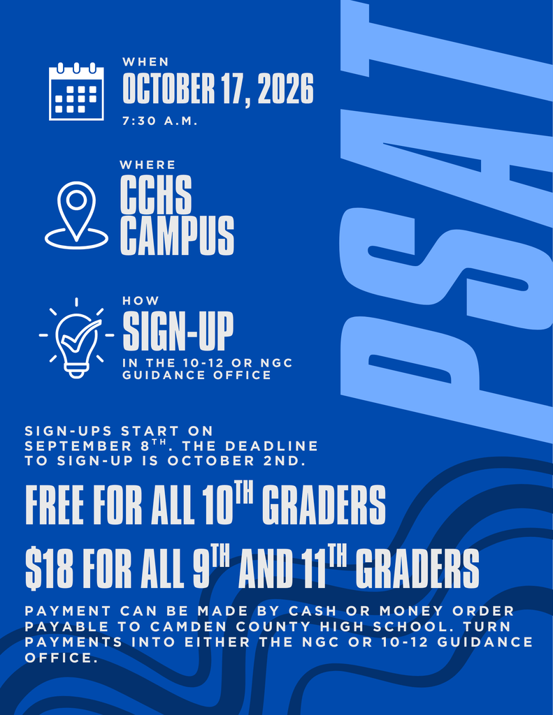 psat flyer- free to 10th graders- $18 to 9th and 11th graders; sign up in 10-12 guidance office by october 2nd